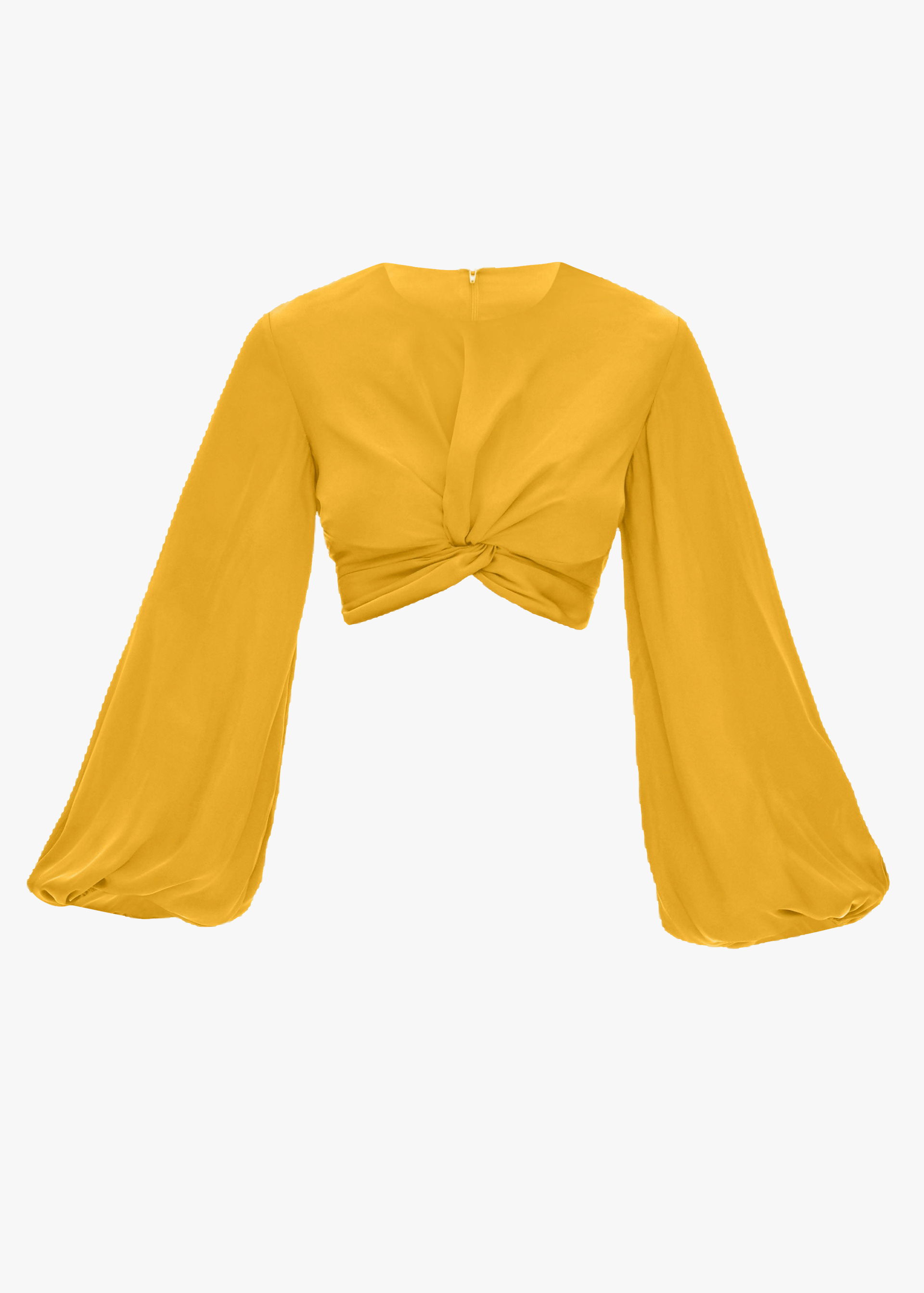 BEHATI MARIGOLD CROPPED TOP made by Andrea Iyamah