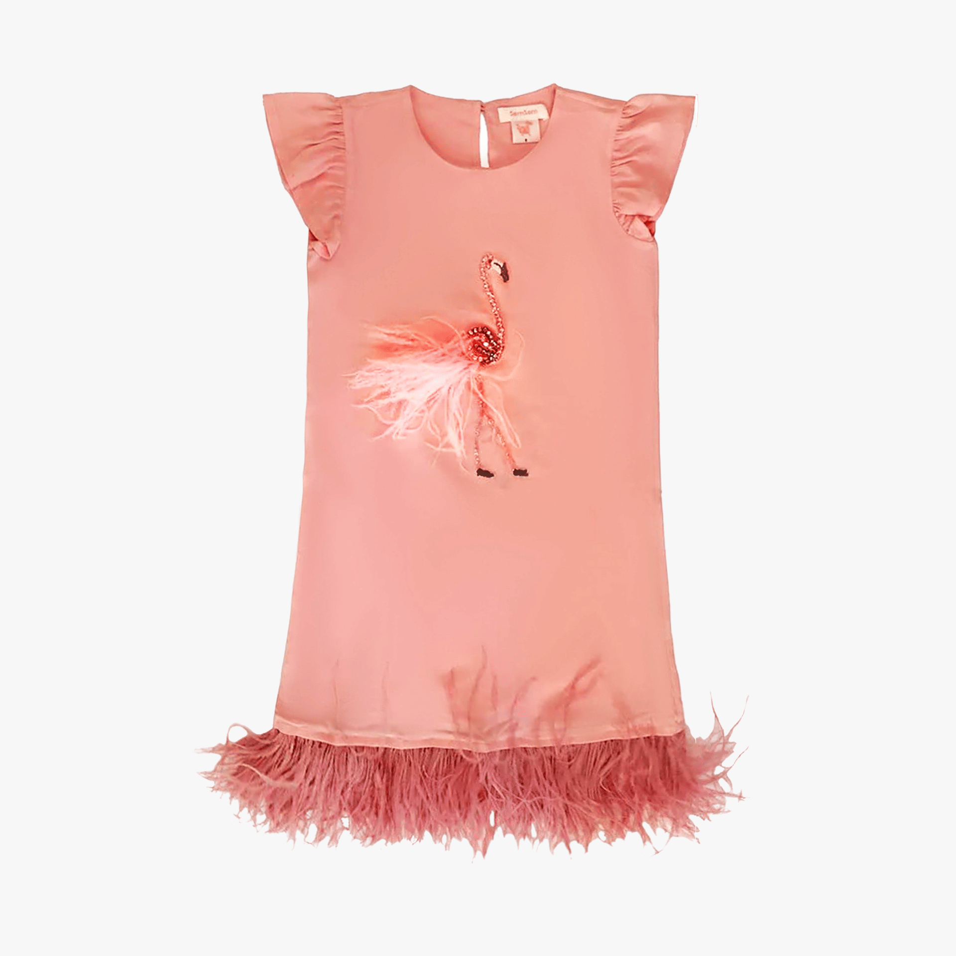 Pink Flamingo T-Shirt Dress made by SEMSEM