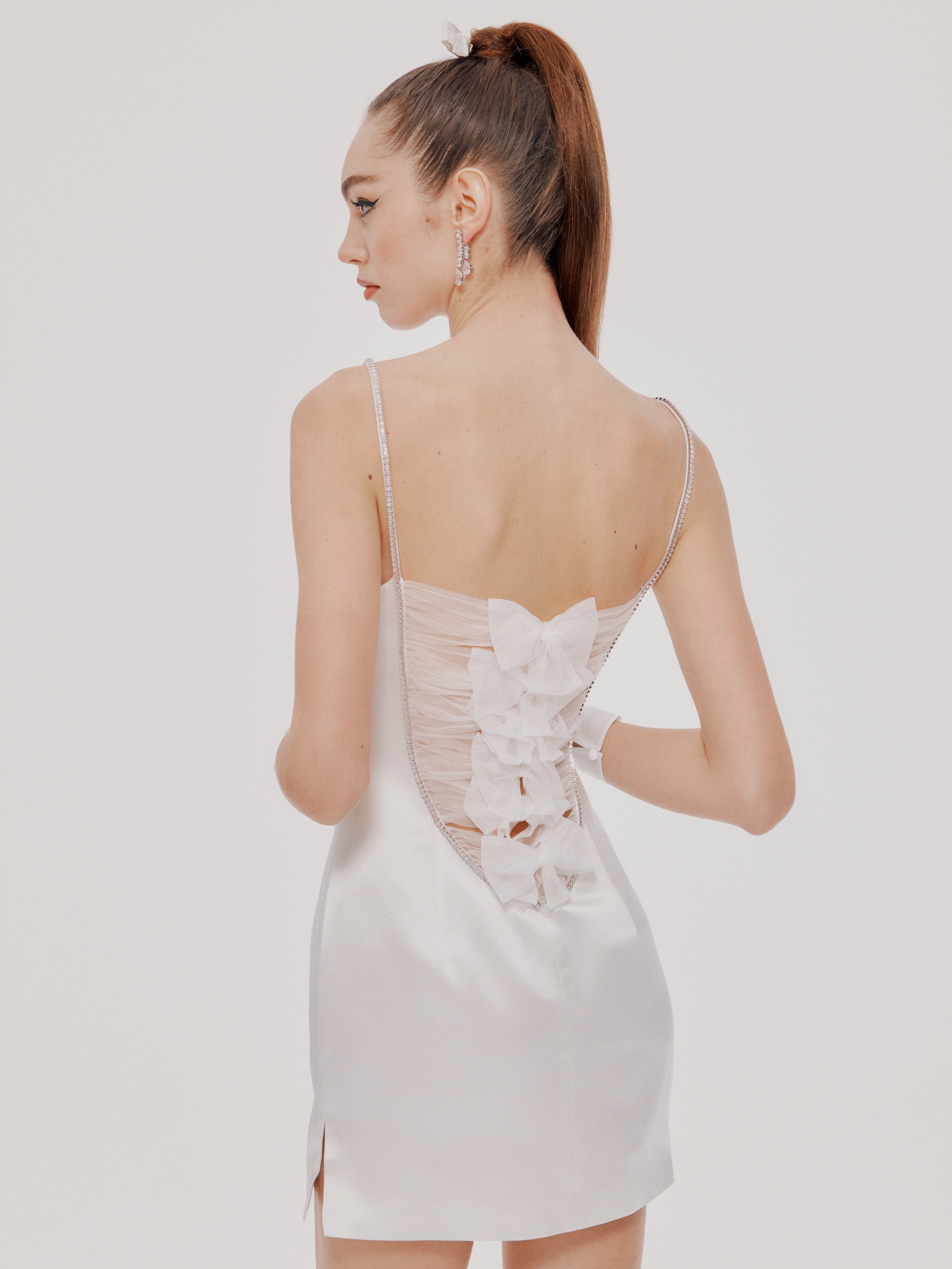 Asha Dress White (Final Sale) in White made by Nana Jacqueline