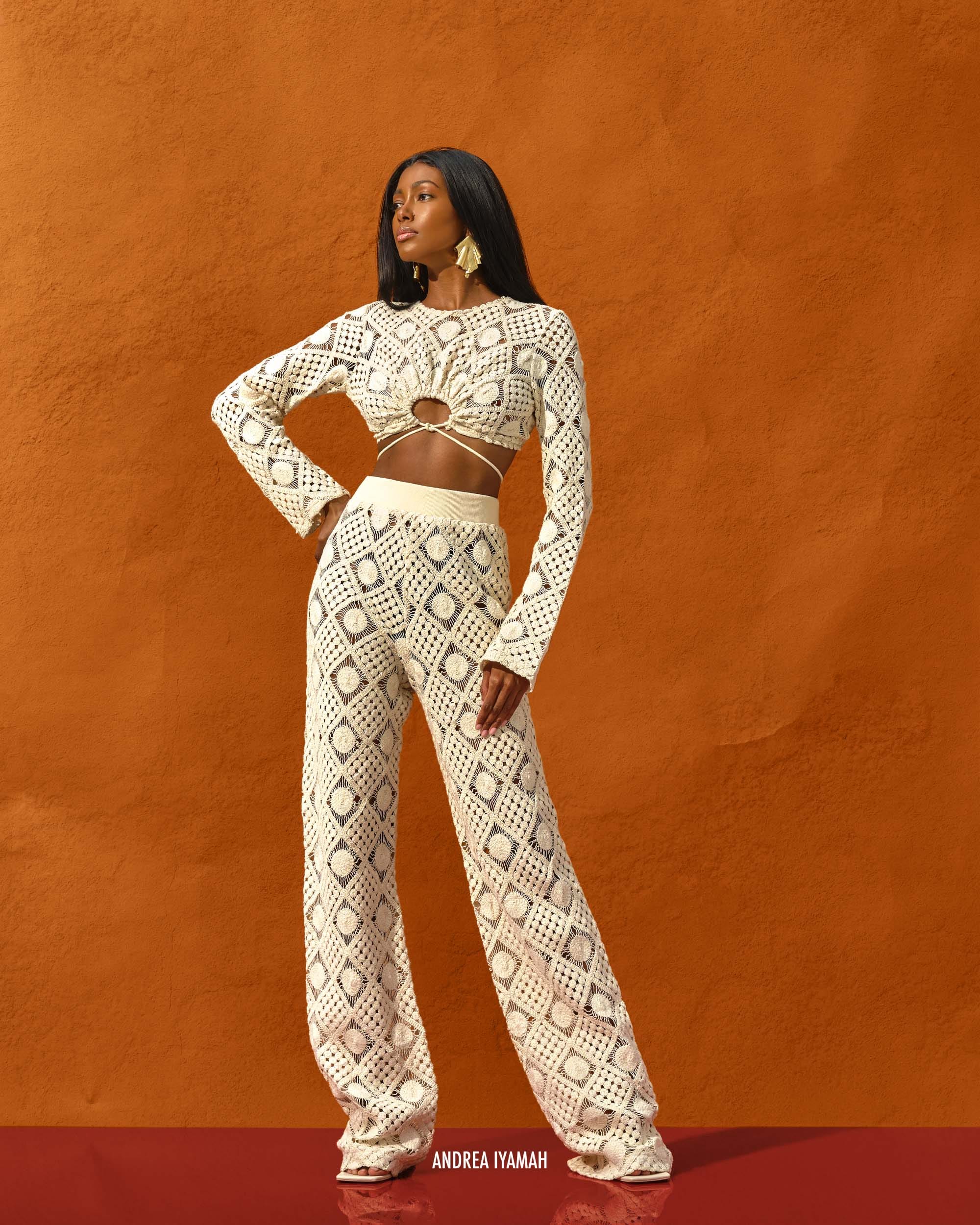 HIRA CROCHET TOP made by Andrea Iyamah