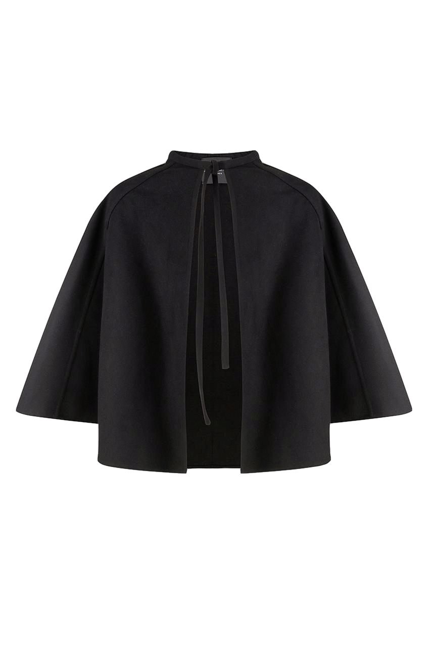 Black cape in Black made by DELEGAN Clothes