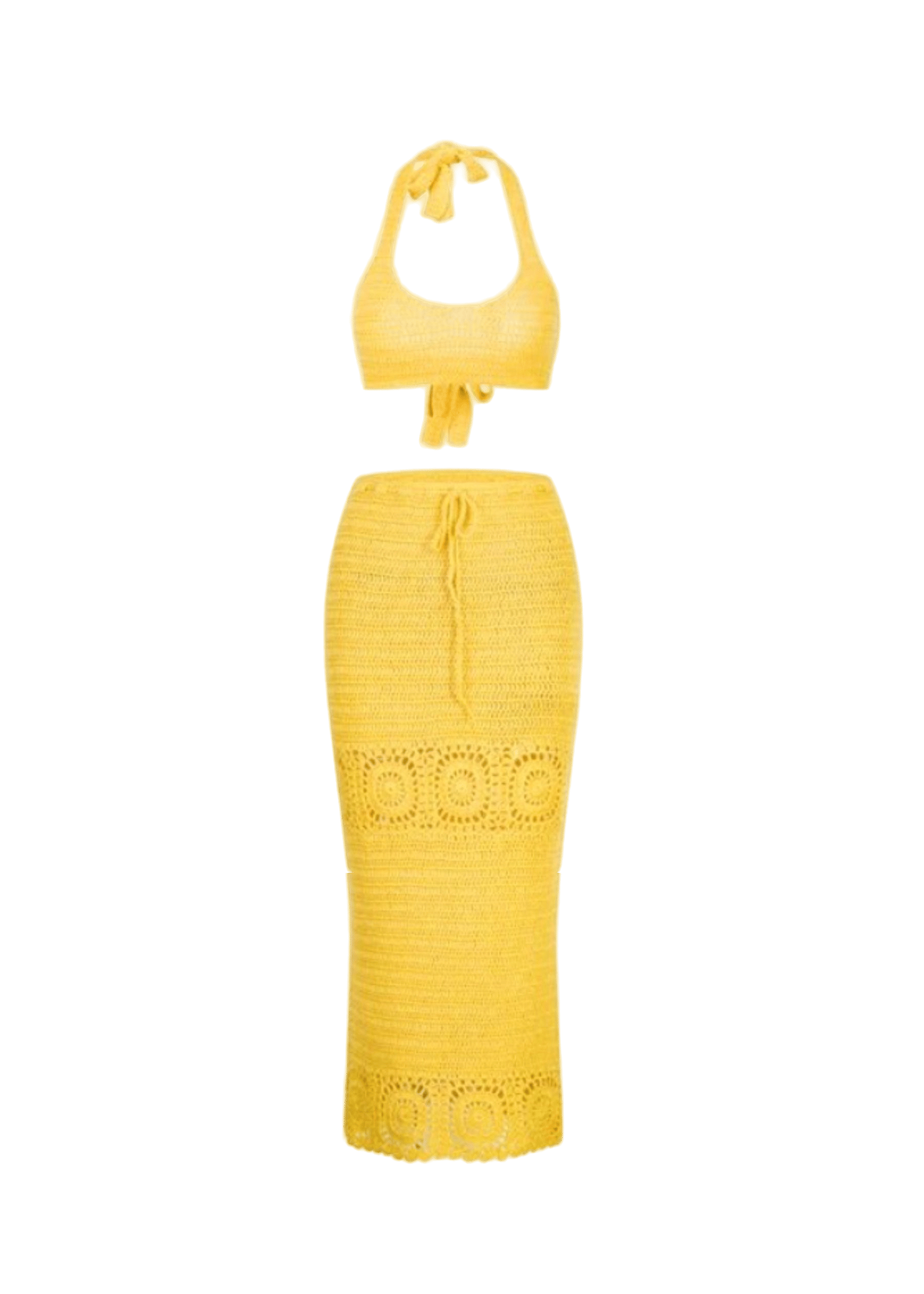 Chloe Crochet Two Piece Set made by Decolet The Label