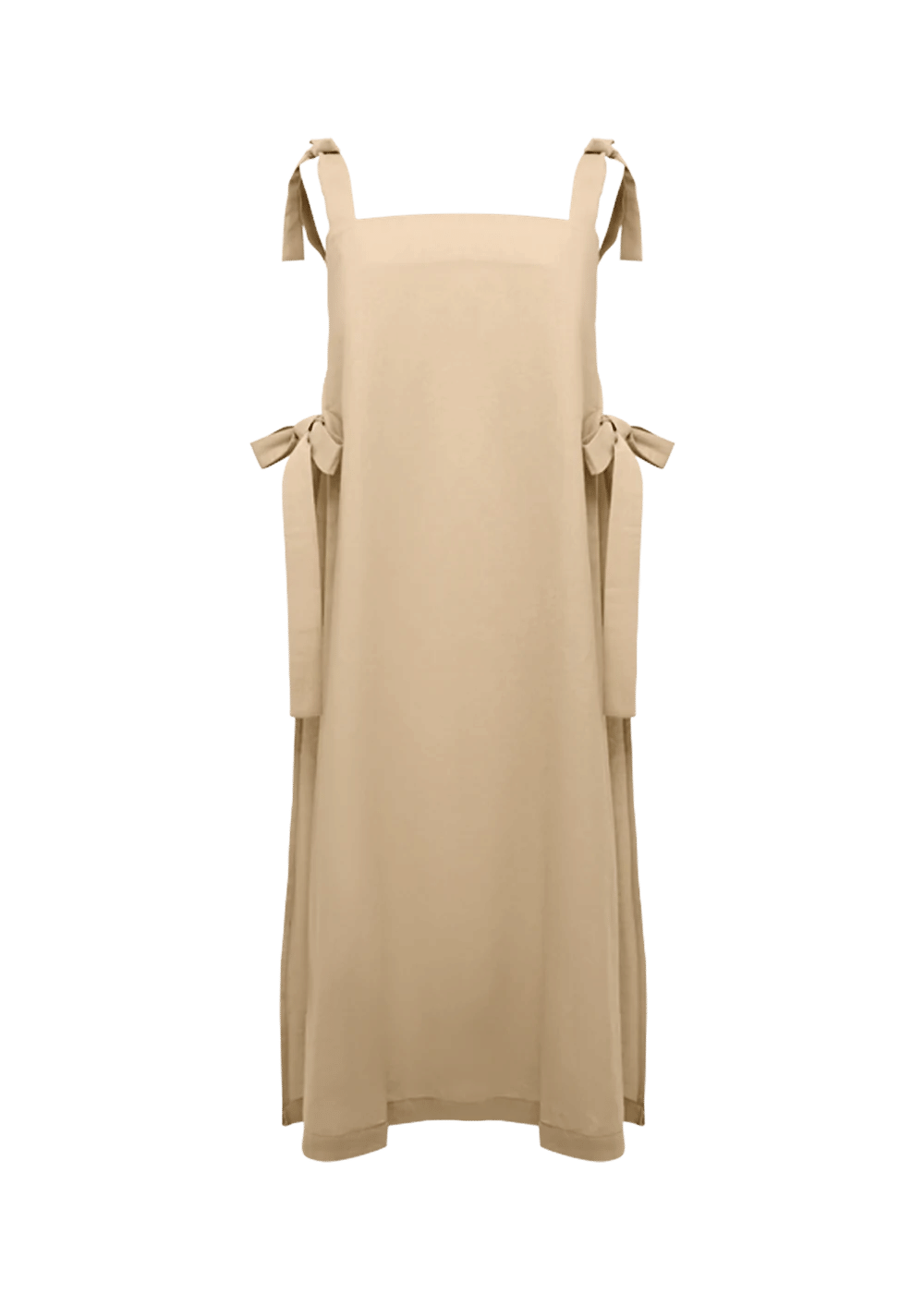 Afo Cream Shirt Dress made by Andrea Iyamah