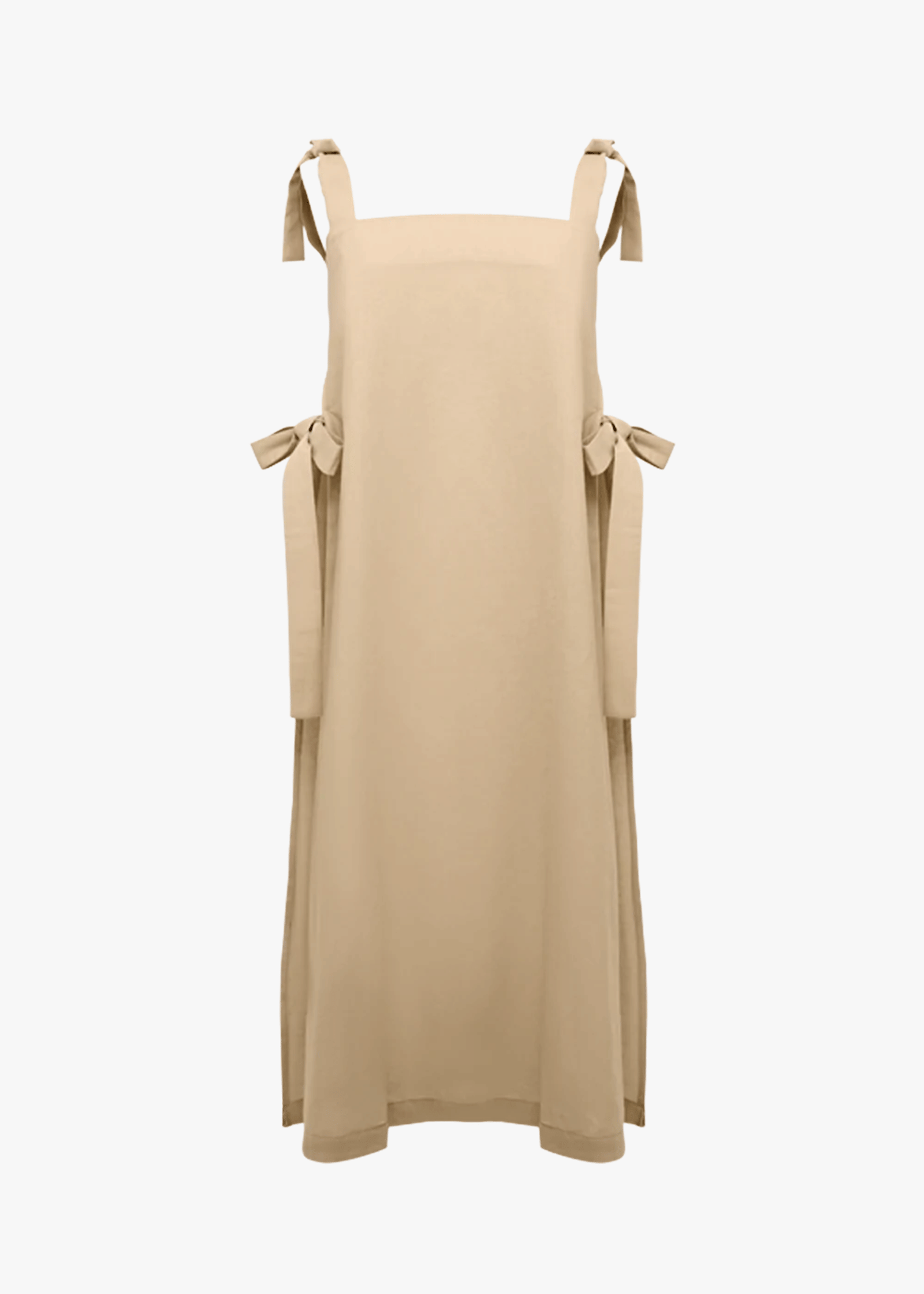 Afo Cream Shirt Dress made by Andrea Iyamah